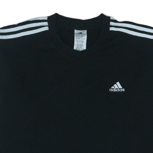 Adidas Women's Black L 16-18 Crew Neck Pullover Sweatshirt