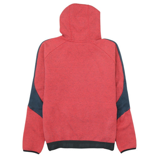 Puma Boys Red Hooded Pullover Sweatshirt Size M Cotton Blend