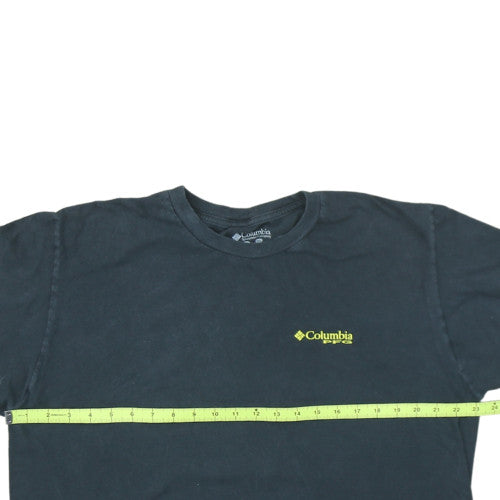 Columbia PFG Men's Black XL Cotton Crew Neck Short Sleeve T-Shirt