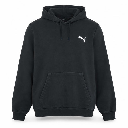 Puma Men's Black XXL Pullover Hoodie with Logo Detail
