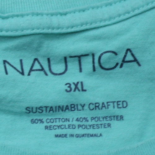 Nautica Men's Blue 3XL Nautical Graphic Short Sleeve T-Shirt
