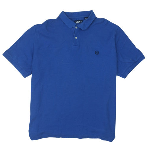 Chaps Men’s Blue 2XL Cotton Polo Shirt Classic Fit