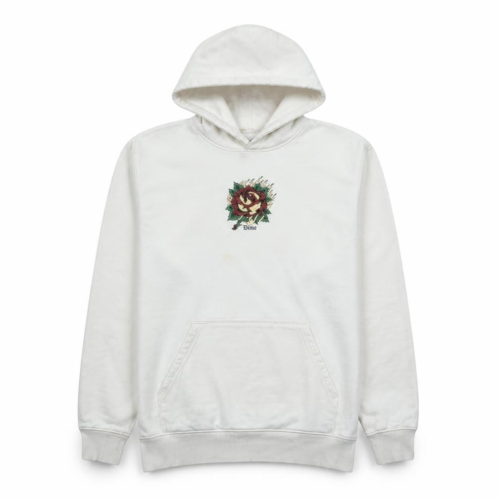 Vans Men's White Medium Pullover Hoodie Graphic Print Skate Style