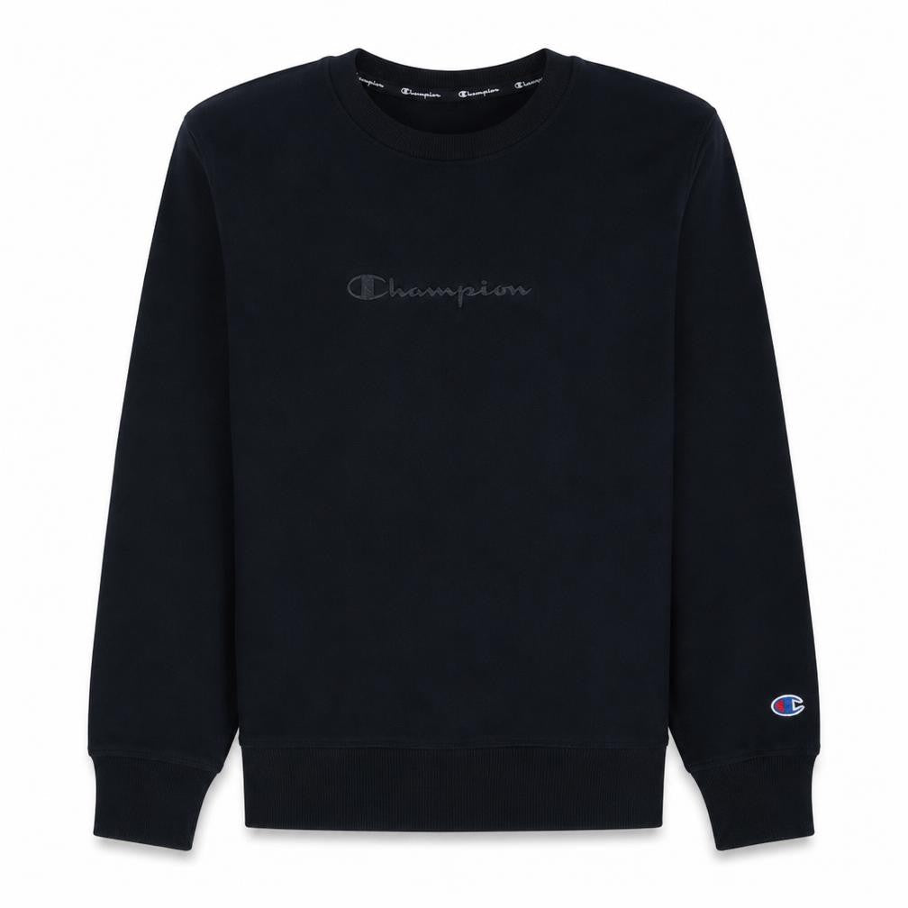 Champion Men Black Medium Crew Neck Pullover Sweatshirt