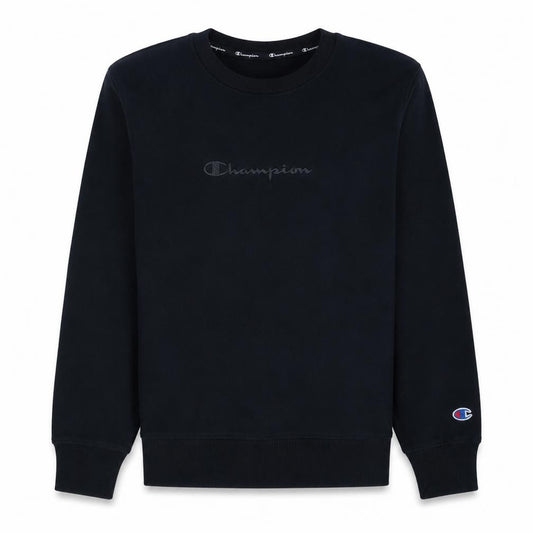 Champion Men Black Medium Crew Neck Pullover Sweatshirt