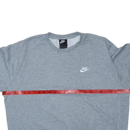 Nike Mens Grey Crew Neck Pullover Sweatshirt L