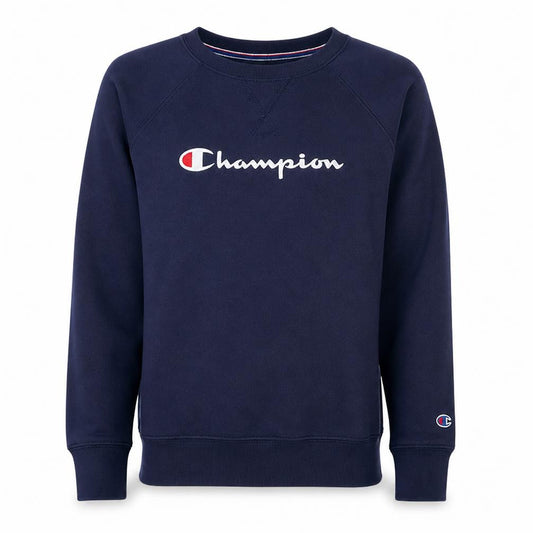 Champion Men's Blue Small Pullover Sweatshirt Crew Neck Fleece