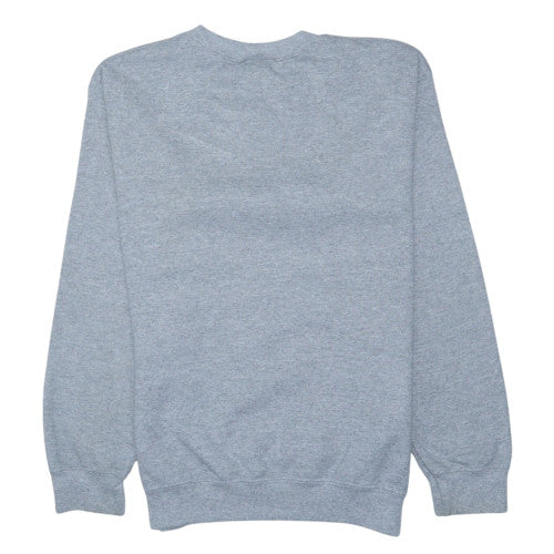 Brand and care label for Disney Parks Women Grey Sweatshirt S Walt Disney World 2019 Mickey Crew Neck