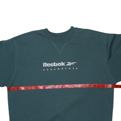 Reebok Men's Green Essentials Crew Neck Sweatshirt Size L