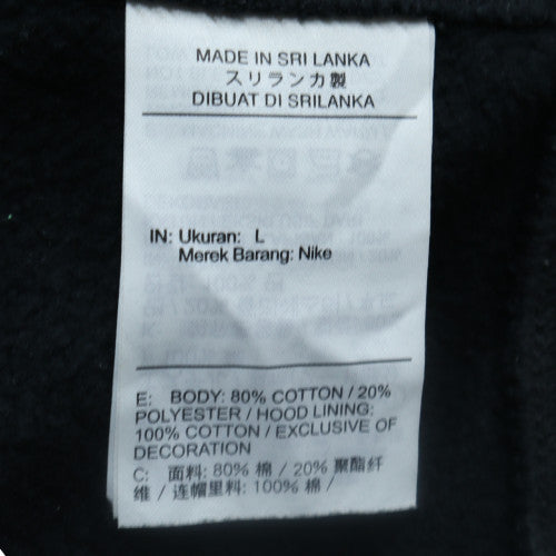 Nike Men’s Black L Pullover Hoodie with Logo