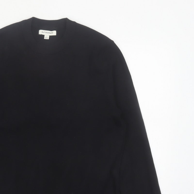 Additional view of Marks and Spencer Men’s Black L Crew Neck jumper