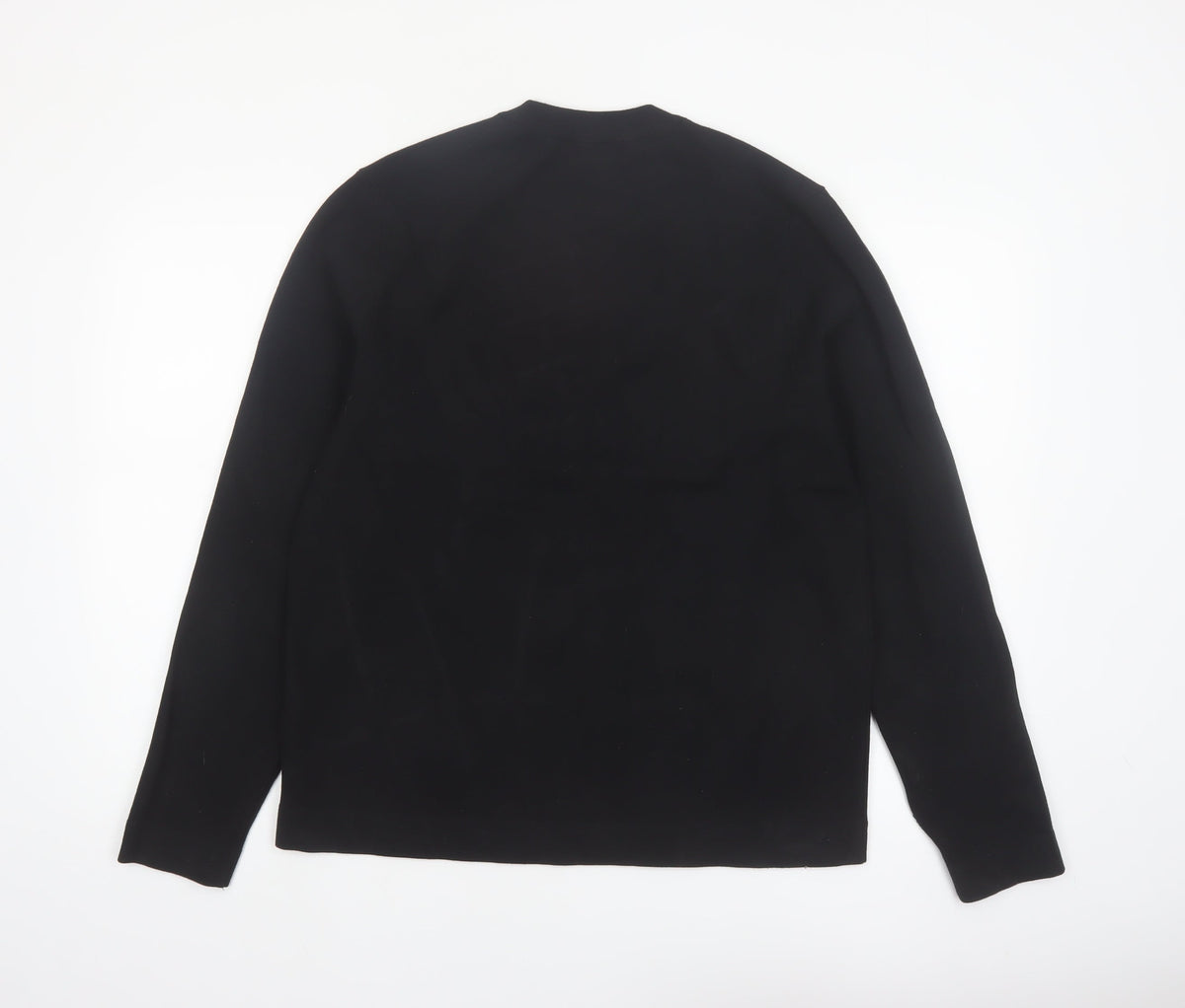 Brand and care label for Marks and Spencer Men’s Black L Crew Neck jumper
