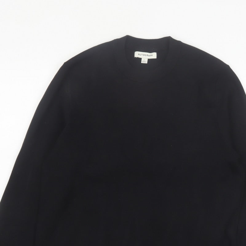 Additional view of Marks and Spencer Men’s Black L Crew Neck jumper
