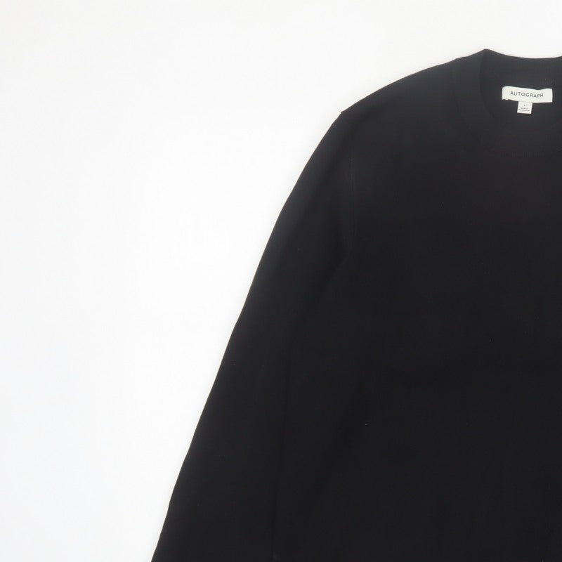 Additional view of Marks and Spencer Men’s Black L Crew Neck jumper