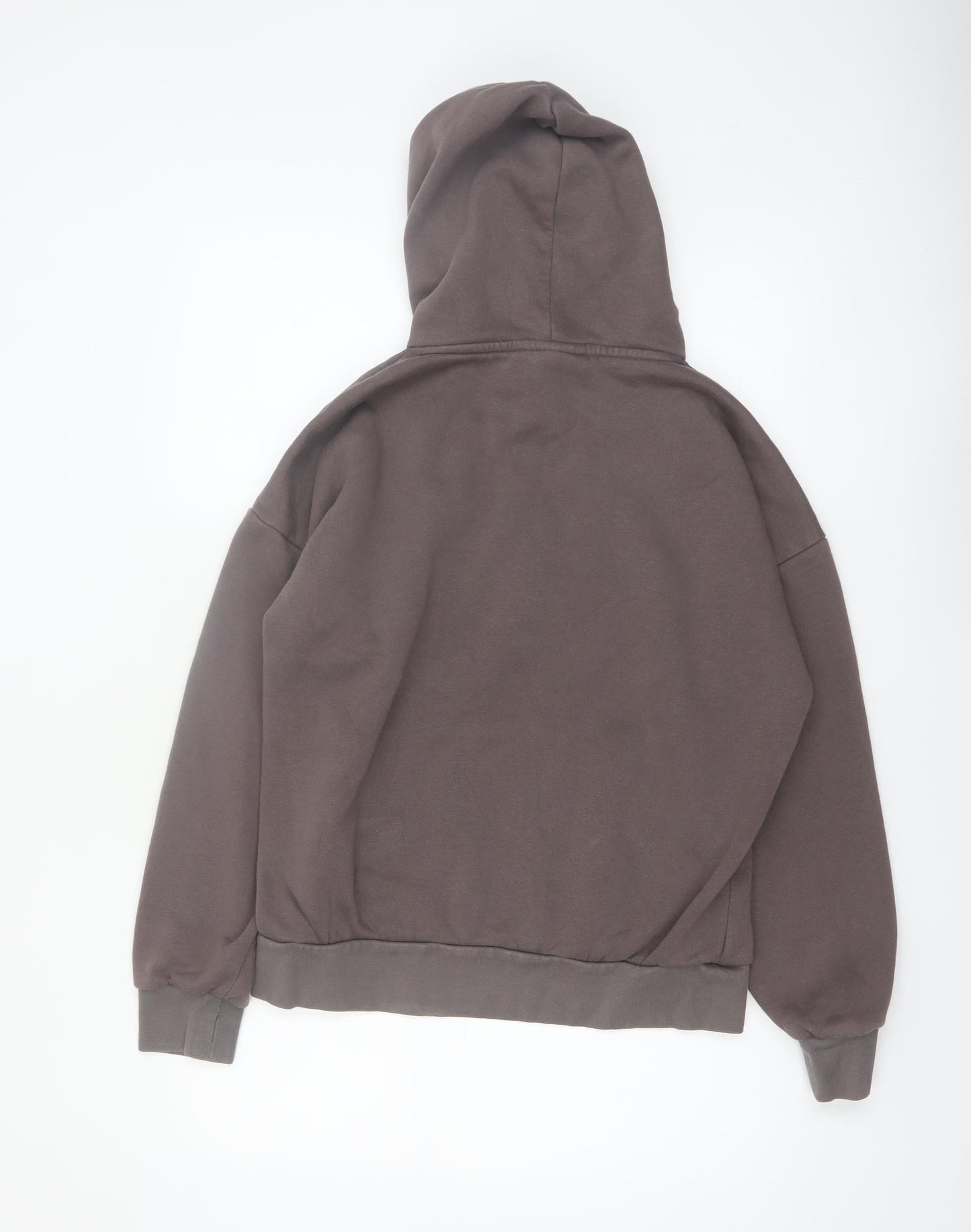 Bench Womens Brown L Hoodie Pullover 70% Cotton 30% Polyester
