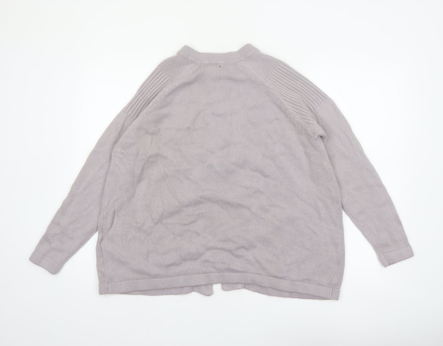 Anthology Women's Purple Long Sleeve Button Cardigan Size 12
