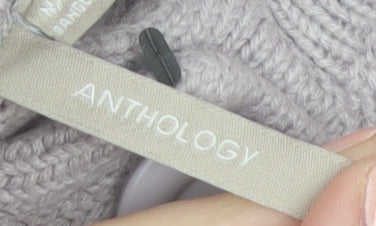 Anthology Women's Purple Long Sleeve Button Cardigan Size 12