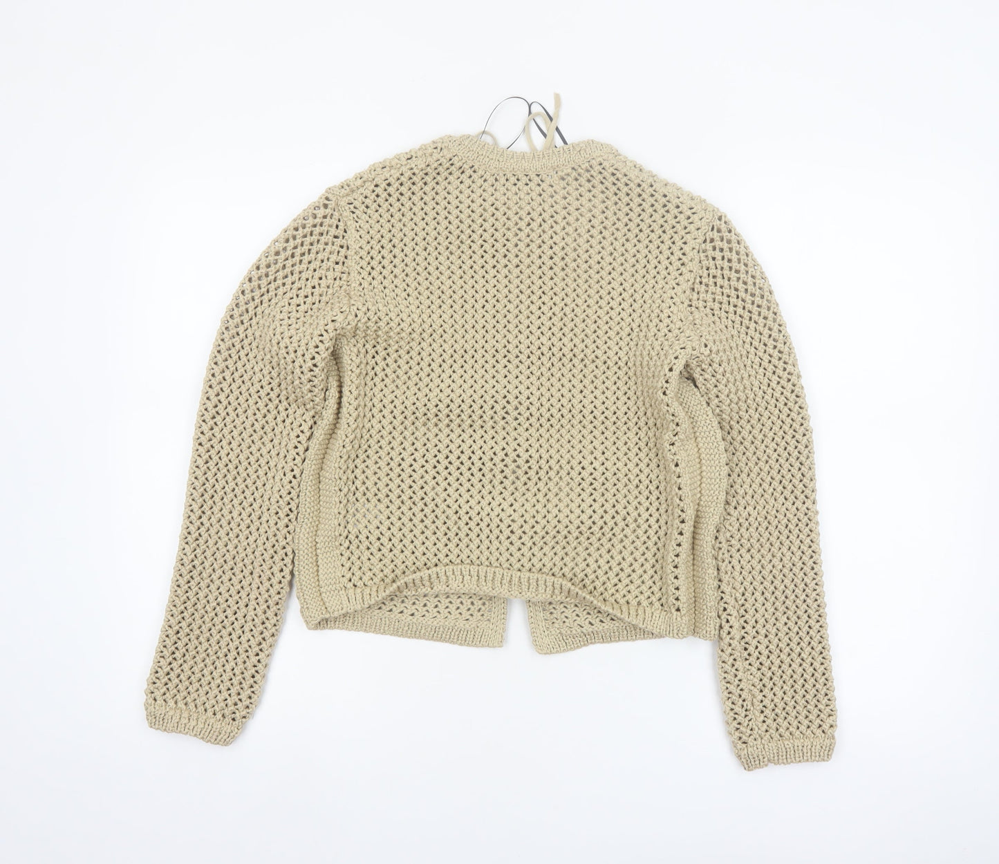 Marks and Spencer Women’s Beige Open Knit Cardigan Size S