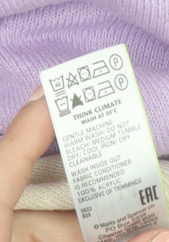 Marks and Spencer Women’s Multicoloured Size 12 Crew Neck Jumper