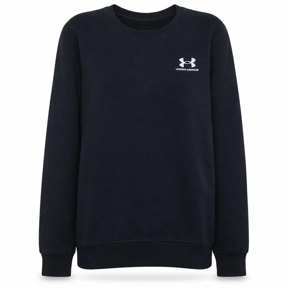 Under Armour Womens Black Small Crew Neck Pullover Sweatshirt
