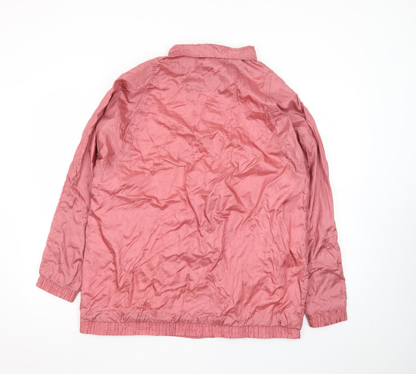 Tudor Court Women’s Pink Nylon Casual Lightweight Jacket L