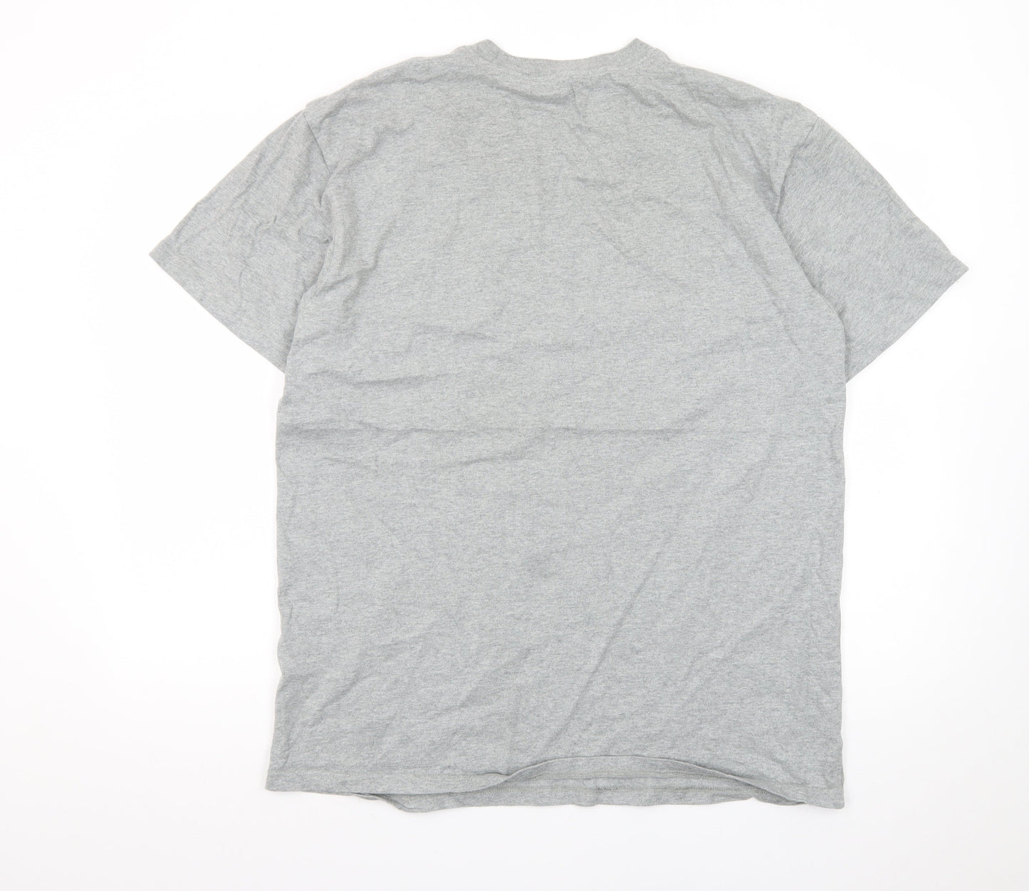 Carhartt Work in Progress Grey Crew Neck T-Shirt Men's Large Cotton
