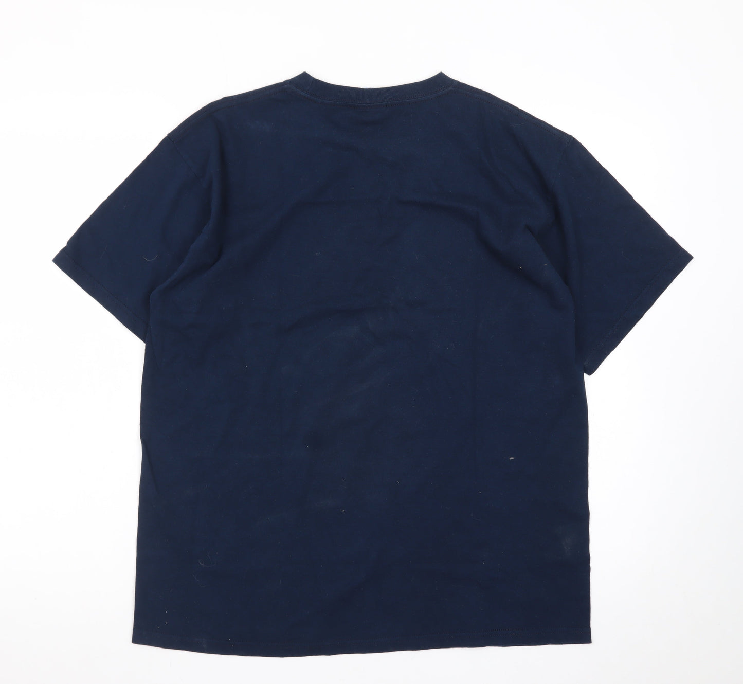 Yazbek Men's Blue Puerto Peñasco Mexico Heavyweight Cotton T-Shirt L