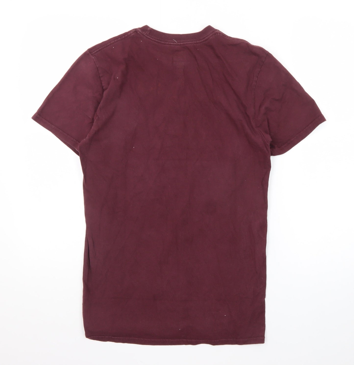 DC Shoes Men's Brown Graphic 43 Crew Neck Cotton T-Shirt Size S