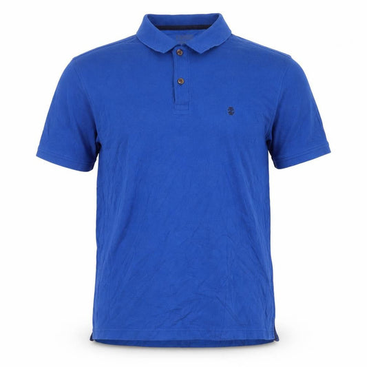 IZOD Men's Blue Cotton Short Sleeve Polo Shirt Size L