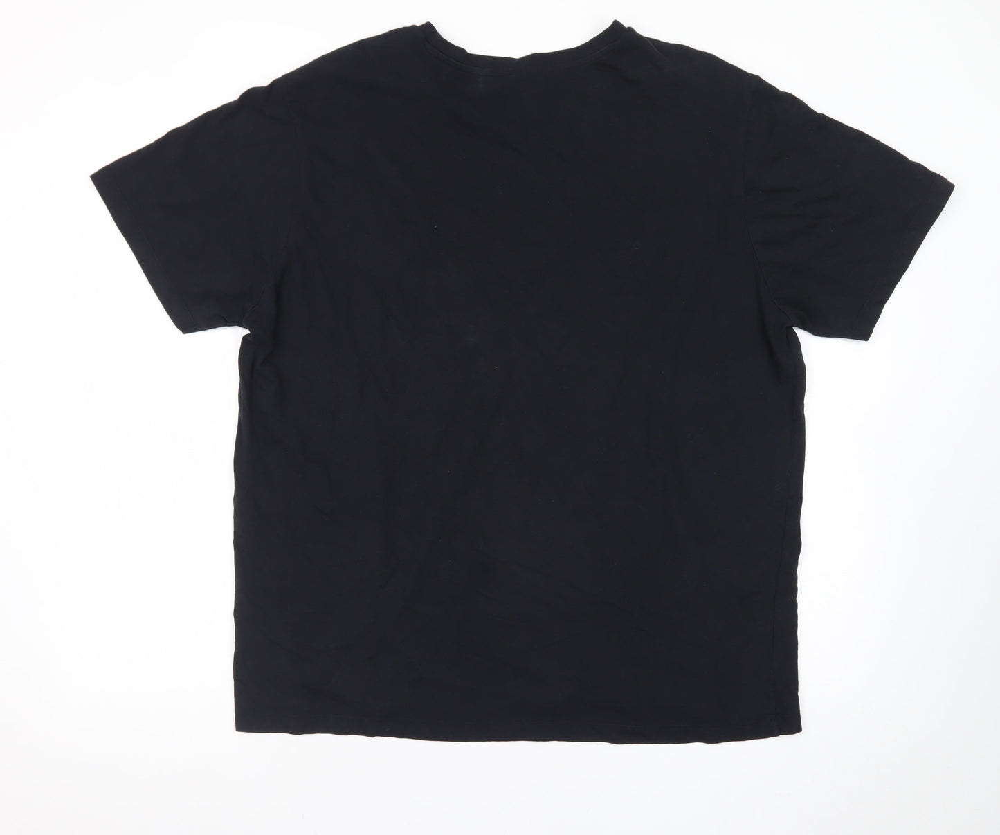 U.S. Polo Assn. Men's Black XL Cotton Crew Neck Short Sleeve T-Shirt