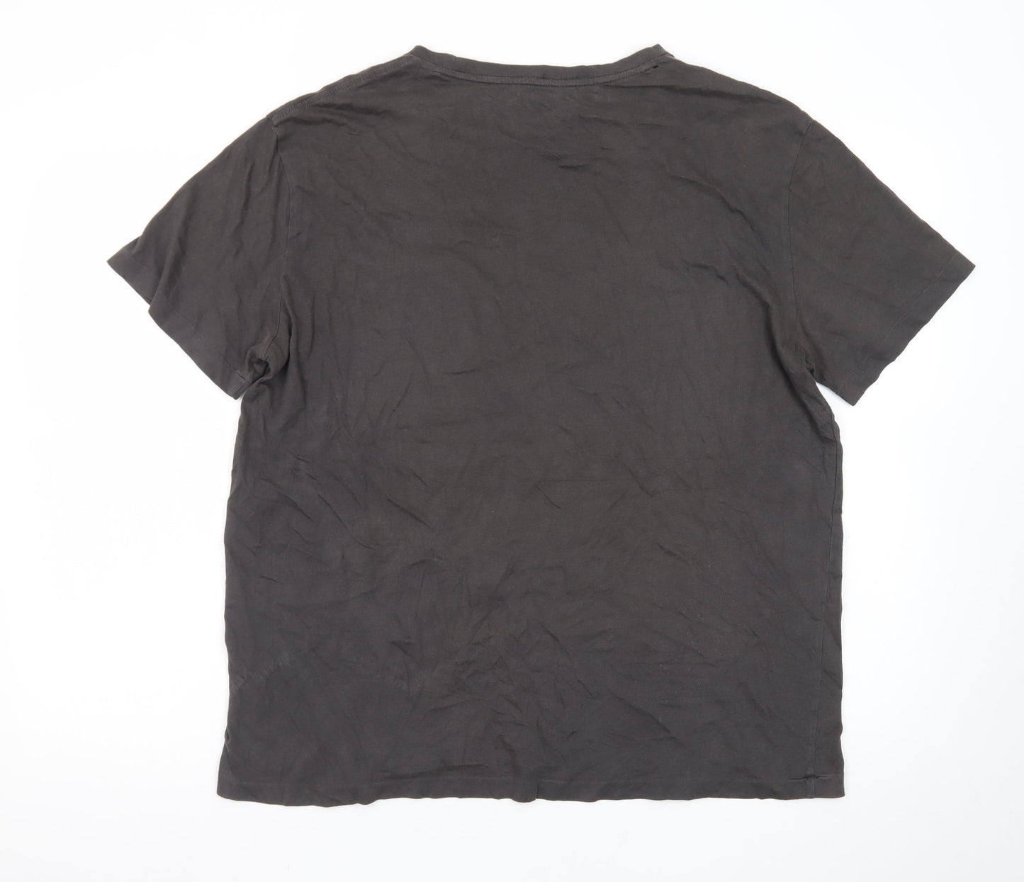 Polo Ralph Lauren Men's Black Cotton Crew Neck Short Sleeve T-Shirt L