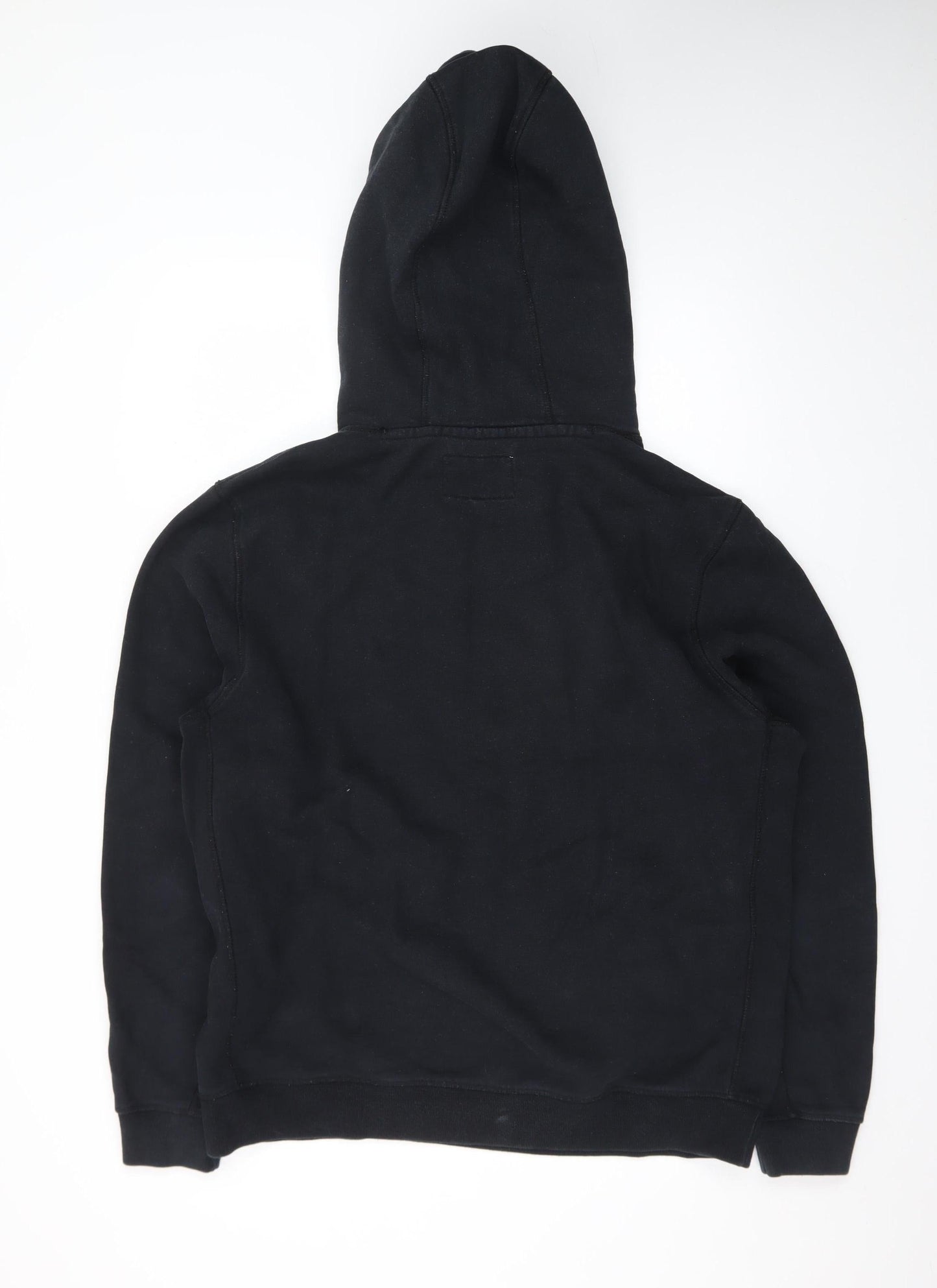Jack Wills Mens Black XXL Pullover Hoodie with Logo Graphic