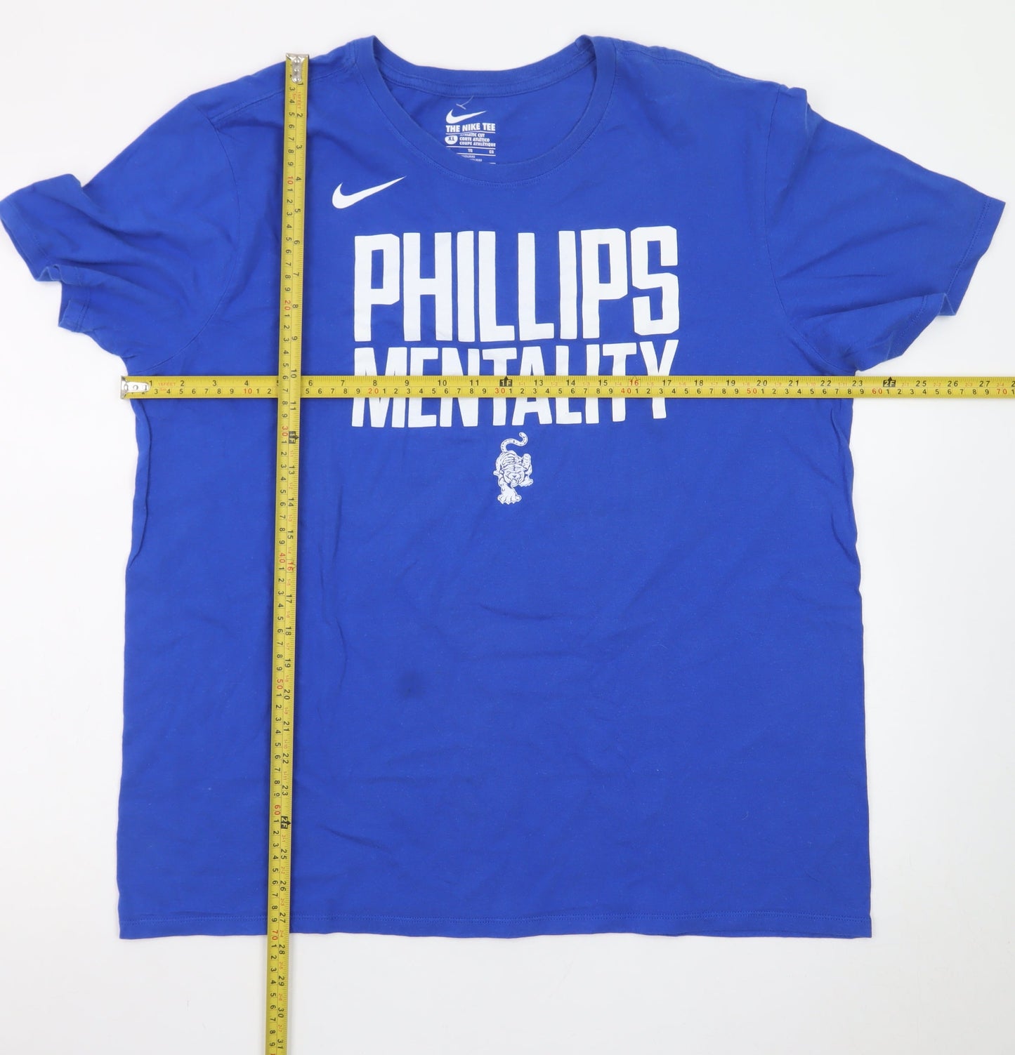 Nike Men's Blue Phillips Mentality Athletic Fit T-Shirt XL