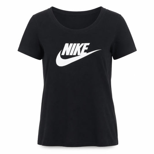 Nike Womens Black Athletic Fit T-Shirt Medium Short Sleeve Sports Tee