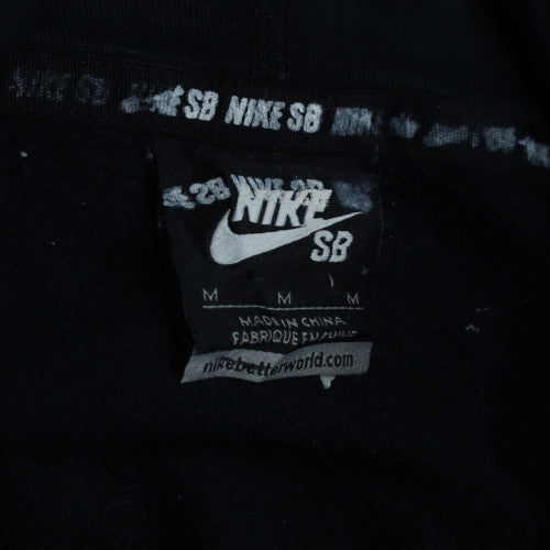 Nike SB Men's Black Pullover Hoodie M Fleece Graphic Logo