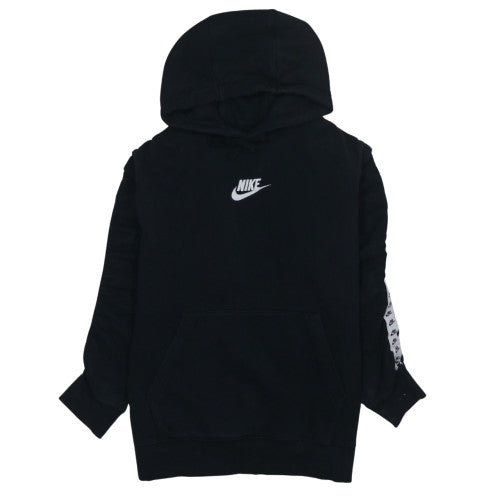 Nike Men's Black Pullover Hoodie M Logo Sports Fleece Sweatshirt