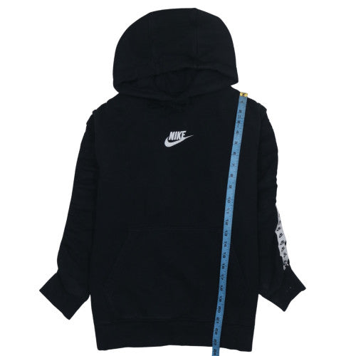 Nike Men's Black Pullover Hoodie M Logo Sports Fleece Sweatshirt