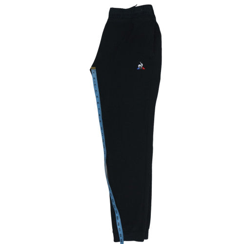Le Coq Sportif Mens Black Jogger Trousers M Elastic Waist Sportswear