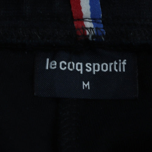 Le Coq Sportif Mens Black Jogger Trousers M Elastic Waist Sportswear