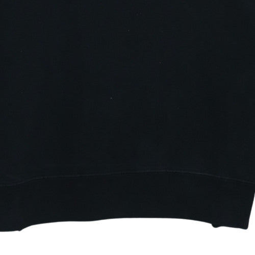 Dickies Mens Black Medium Pullover Sweatshirt Crew Neck Logo