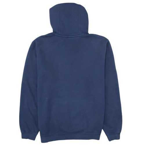 Nike Men's Blue Pullover Hoodie L Fleece Logo Sportswear