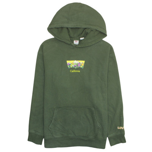 Levi's Men's Green XL Relaxed Pullover Hoodie California Graphic