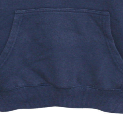 Champion Teens Blue Pullover Hoodie Size 12 Slim Logo Fleece Sweatshirt