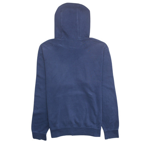 Nike Men's Blue Pullover Hoodie Size M Regular Fit Fleece Logo