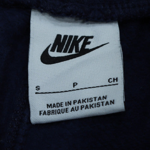 Nike Men's Blue Jogger Trousers S Regular Fit Fleece Activewear