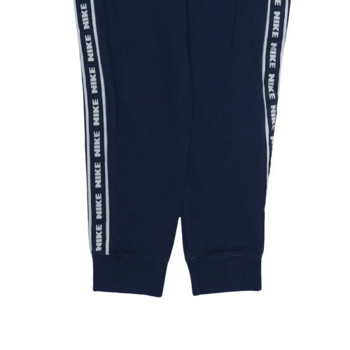 Nike Men's Blue Jogger Trousers S Regular Fit Fleece Activewear