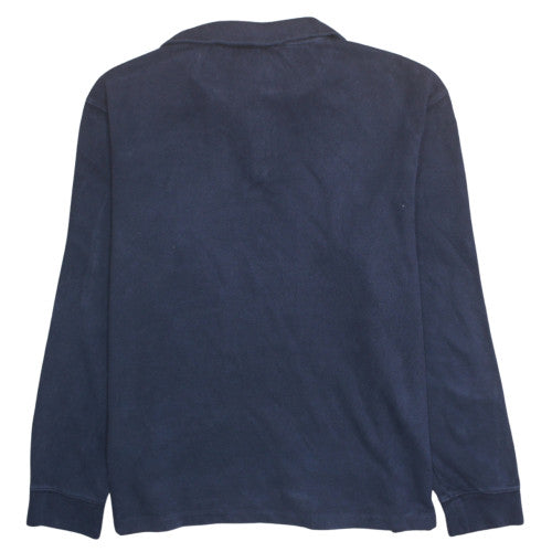 Ralph Lauren Men's Blue 1/2 Zip Cotton Sweatshirt Size L