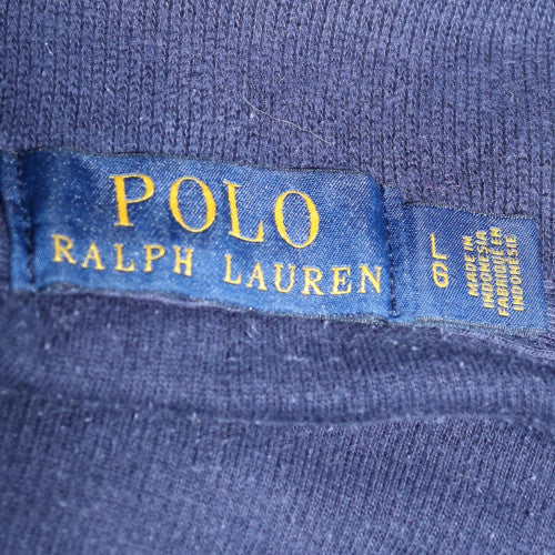 Ralph Lauren Men's Blue 1/2 Zip Cotton Sweatshirt Size L