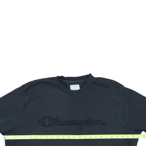 Champion Men's Black XL Pullover Sweatshirt Embroidered Logo