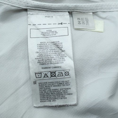 Adidas Men's White XL Windbreaker Running Jacket